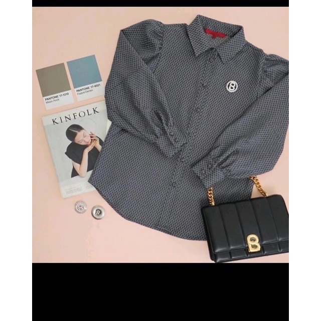 Grey chevron Benang jarum S