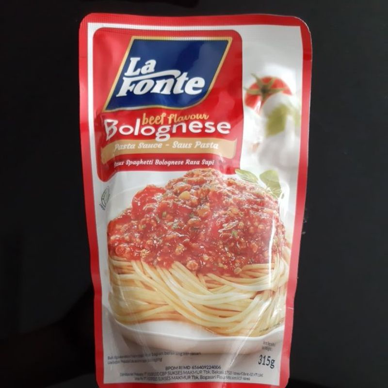 

La Fonte Bolognese Pasta Sauce Beef Flavour 315g