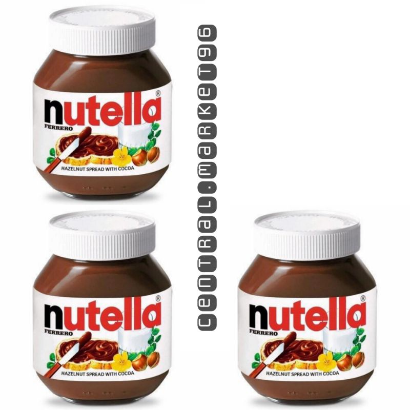 

Nutella hazelnut spread 350gr / Selai Roti / Selai coklat