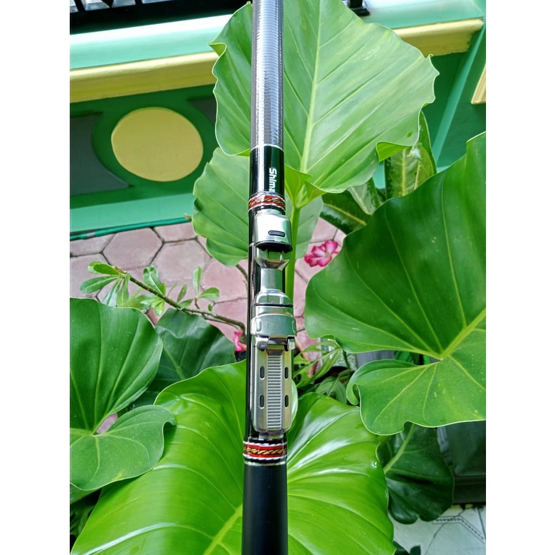 Joran Tegek Shimano Borderless GLA Seting Kolong Siap  Plung