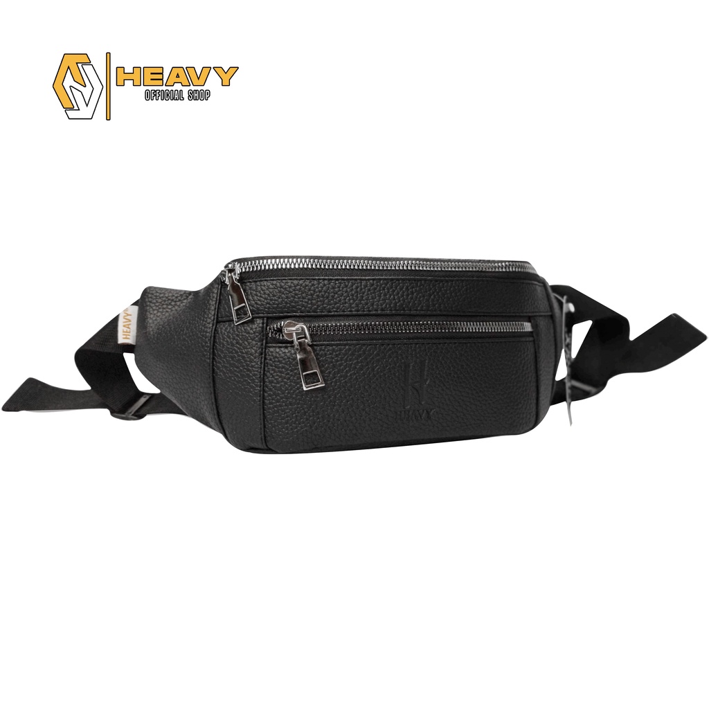 Waistbag Kulit Heavy Pria/Wanita - Tas Pinggang Original Heavy PU. Leather