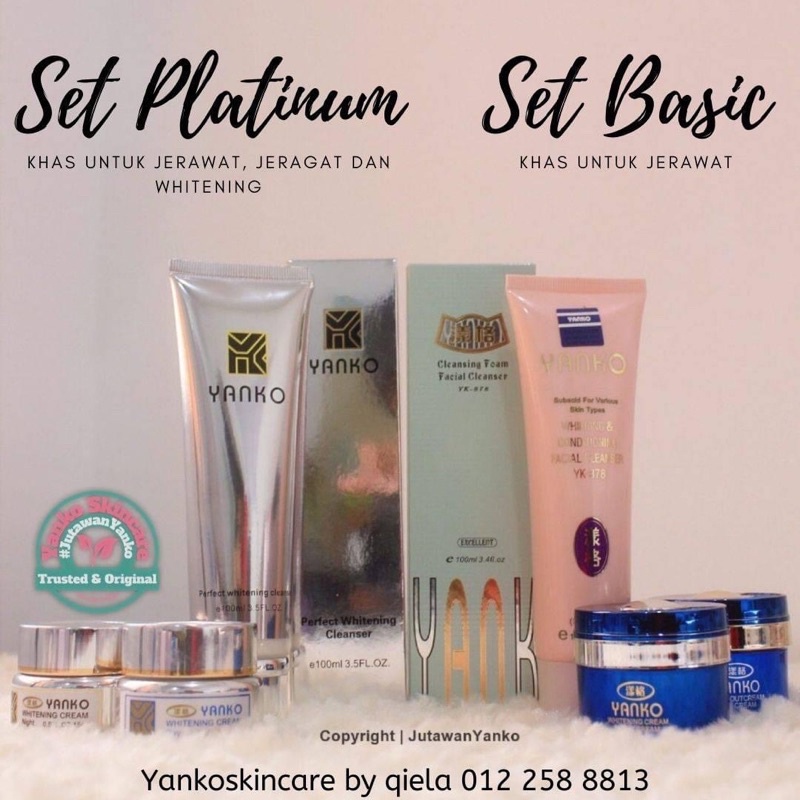YANKO SKINCARE PLATINUM & YANKO SKINCARE BASIC / SERUM LURVEYA VITC, TONER LURVEYA VITC & MOISTURISE
