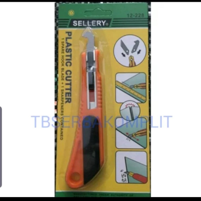

Murah Cutter Acrylic Sellery Plus 2Pcs Mata Pisau Plastic Cutter Pemotong Ak Gilaa!!!