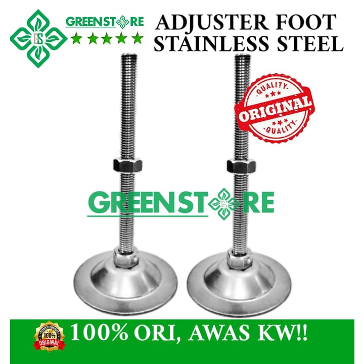 

FOOT ADJUSTER/KAKI MEJA M12x15cm MATERIAL STAINLESS STEEL