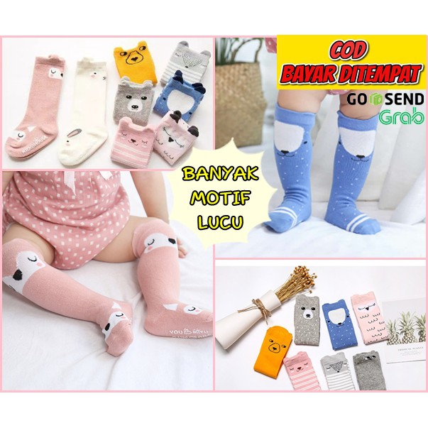  BISA DI KLIK KAOS  KAKI  PANJANG  BAYI  ANTI SLIP MOTIF 