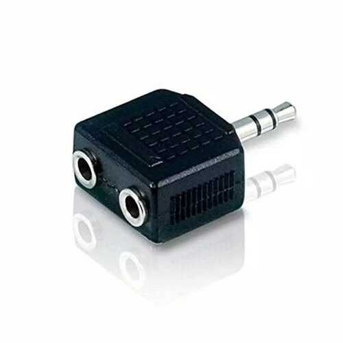 Converter T Mini to mini Stereo 3.5mm / Jack 2 Female to 1 Male