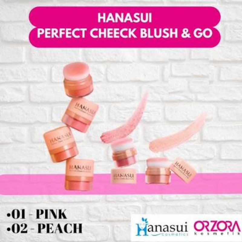 *Afnansa* Hanasui Perpect Cheek Blush &amp; Go Powder ~ Blush On Hanasui