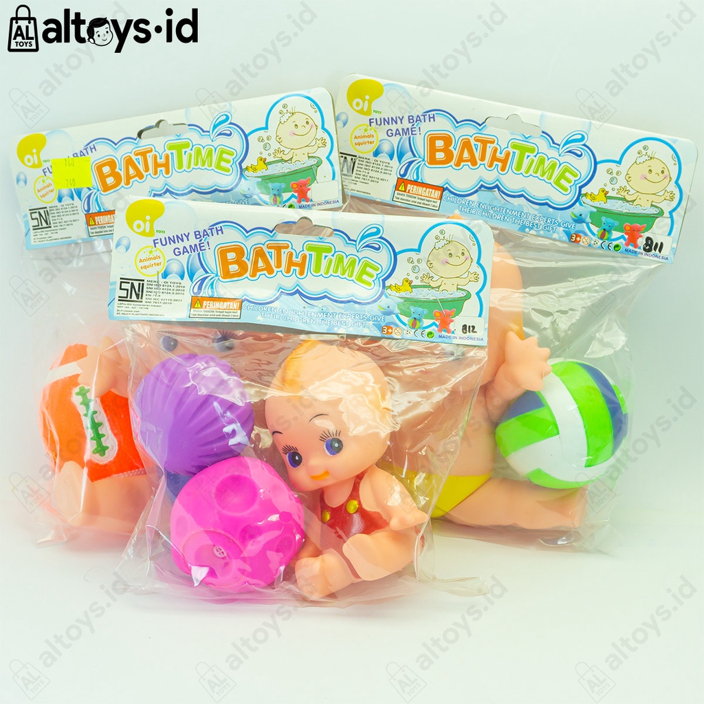 Cit Baby Boneka Set Mainan Bayi Saat Mandi