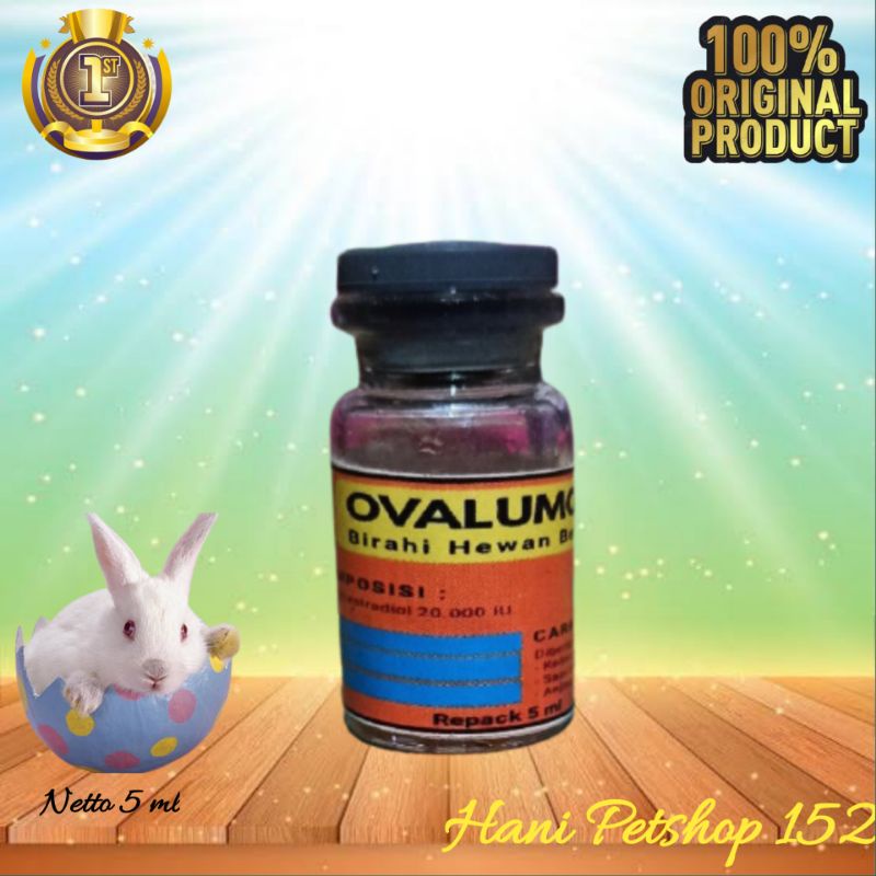 OVALUM / OVALUMON 5ml - 20ml Exp 2025 (OBAT INJEKSI UNTUK KESUBURAN KELINCI)