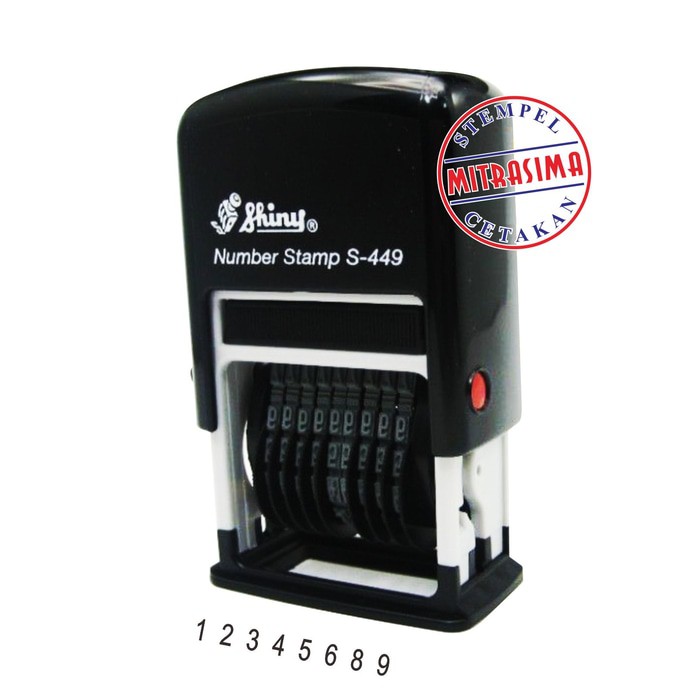 

Stempel Nomor otomatis Shiny S-449