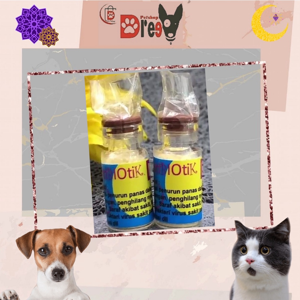 D3 Antibiotik | Vitamin Kucing Virus, Radang Tenggorokan, Demam dll