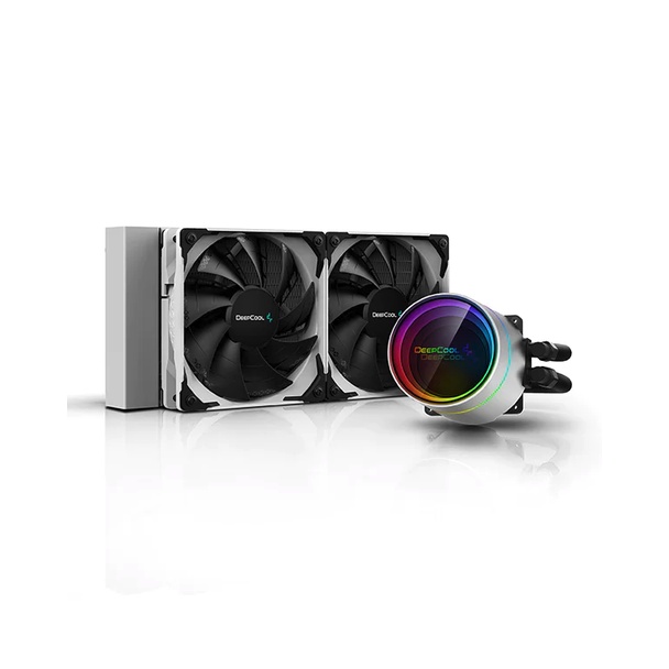 Deepcool Castle 240 EX ARGB | Black / White | CPU Liquid Cooler 240EX