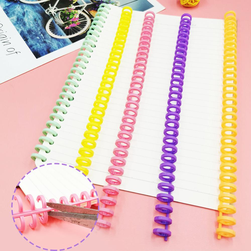 Timekey Ring Binder Loose leaf 30 Lubang Bulat Bahan Plastik Ukuran A4 A5 B5 Bisa Dilepas W6X2