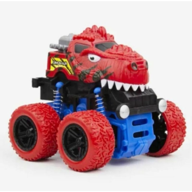 mobil off road monster zap Dino &amp; police car  mainan anak