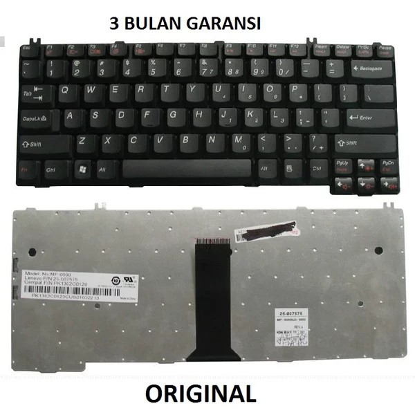 ORIGINAL KEYBOARD LENOVO IDEAPAD Y300 Y410 U330 BLACK