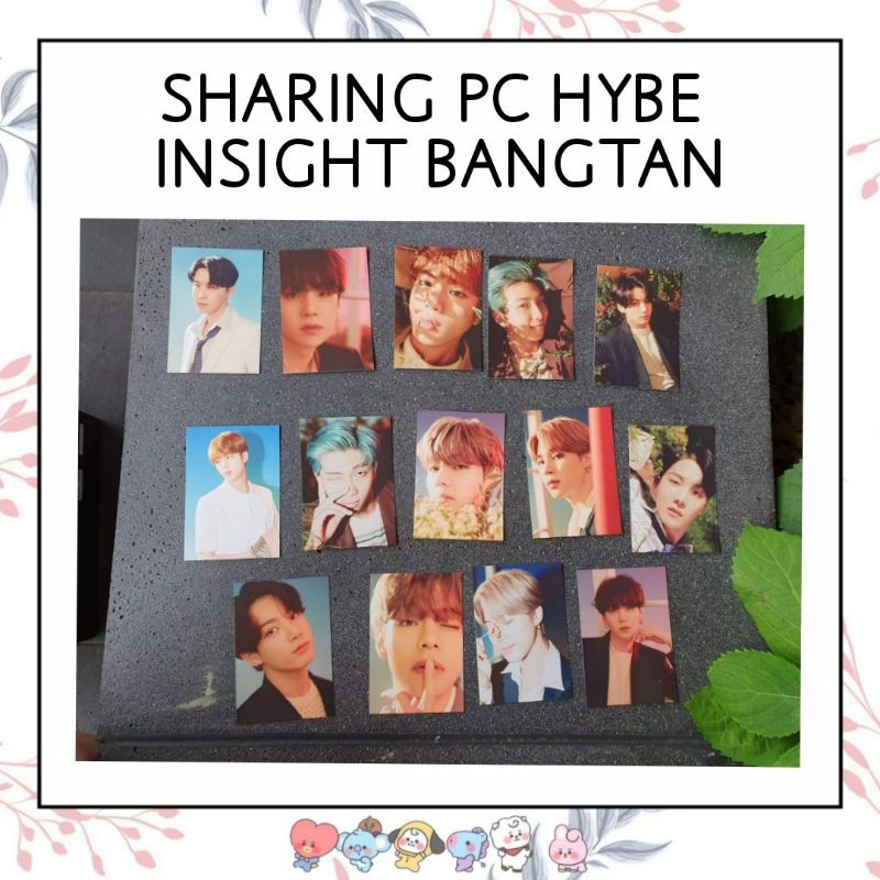 READY SHARING PHOTOCARD PC BTS HYBE INSIGHT NAMJOON JHOPE JIMIN
