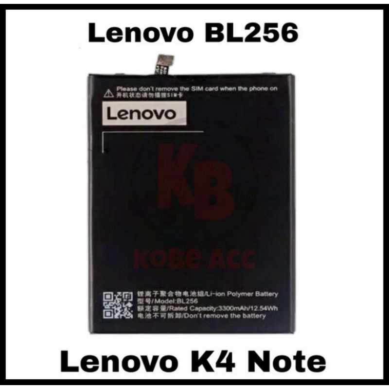 BATTERY BATTERAI BATRE ORIGINAL LENOVO VIBE K4NOTE BL256