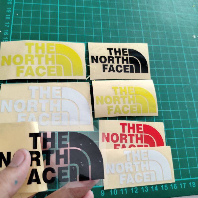 Cutting sticker North Face