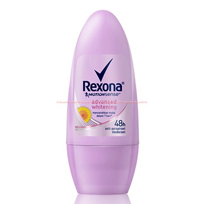 Rexona Roll On Advance Whitening Deodorant Rexona 48h Mencerahkan Memutihkan Ketiak Rollon Rexonna Motion Sense Advanced Whitening