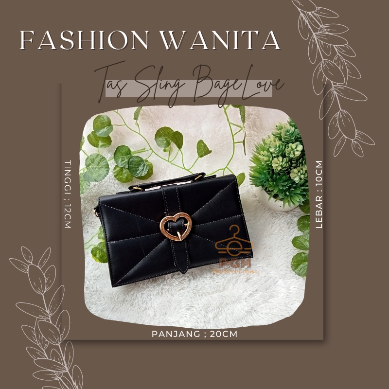 Tas Selempang Wanita Slingbag LOVE | Tas ootd Tas Murah Slingbag Wanita Murah Bisa Cod