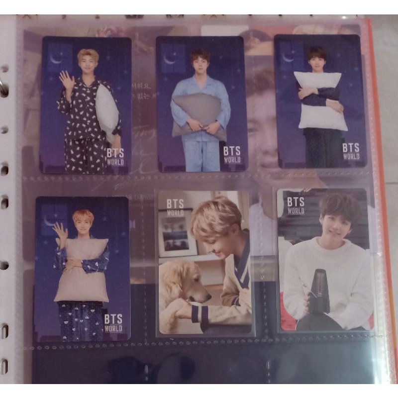 PC PHOTOCARD JIN SEOKJIN RM NAMJOON HOSEOK JHOPE SUGA YOONGI BTS WORLD BTSW ALBUM COUPON