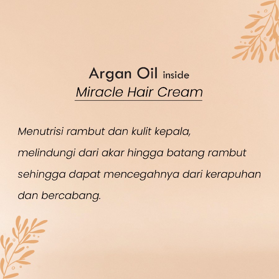 Deviti Miracle Hair Cream Vol 1 Perawatan Rambut Normal to Oily