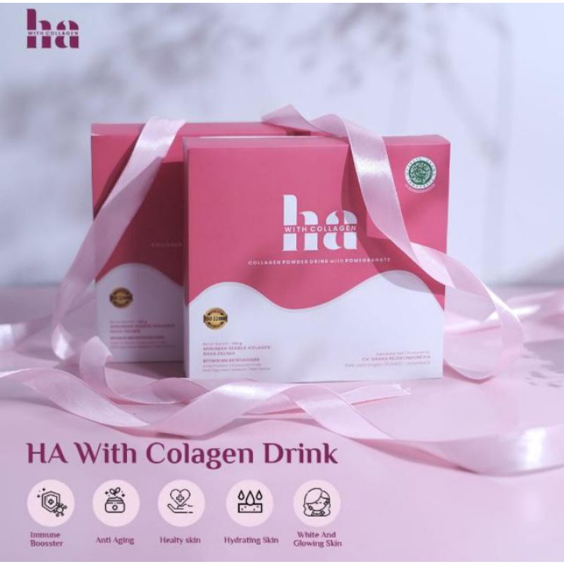 Ha Collagen Drink/BPOM/HalalMUI/COD