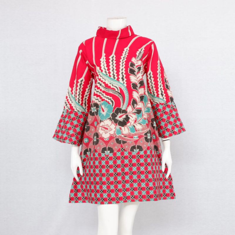 Tunik batik kerja modern