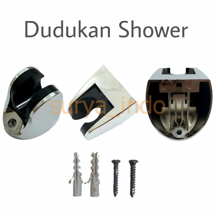 GANTUNGAN SHOWER MANDI DUDUKAN SHOWER BIDET BRAKET SHOWER HOLDER SET