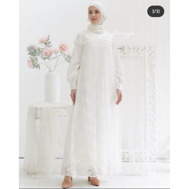 lubna dress by ainayya.id