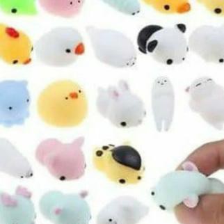 [ Harga Promo ] -97 > 1 pack isi 10 pcs squishy mochi mony moni lucu imut dan menggemaskan .,.,.,.,
