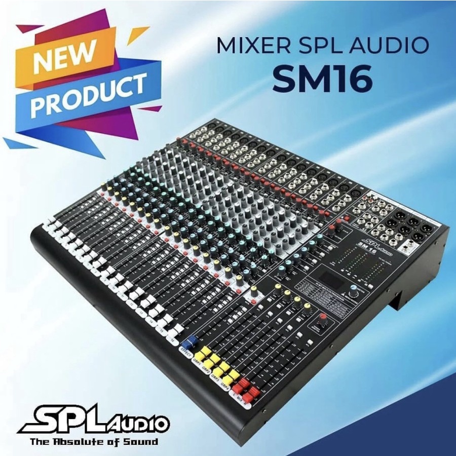 MIXER SPL AUDIO SM-16 4 Aux 6 Tone
