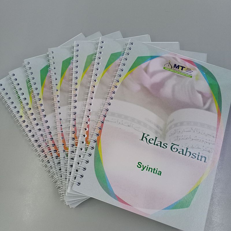 

Jilid Spiral Kawat Mika + Buffalo A5, B5, Qto, A4, F4