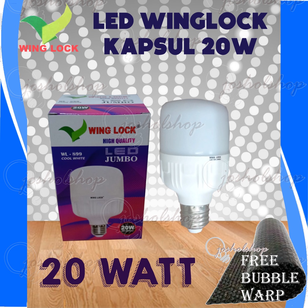 Winglock Lampu LED Tabung / Kapsul 20 Watt / 20W