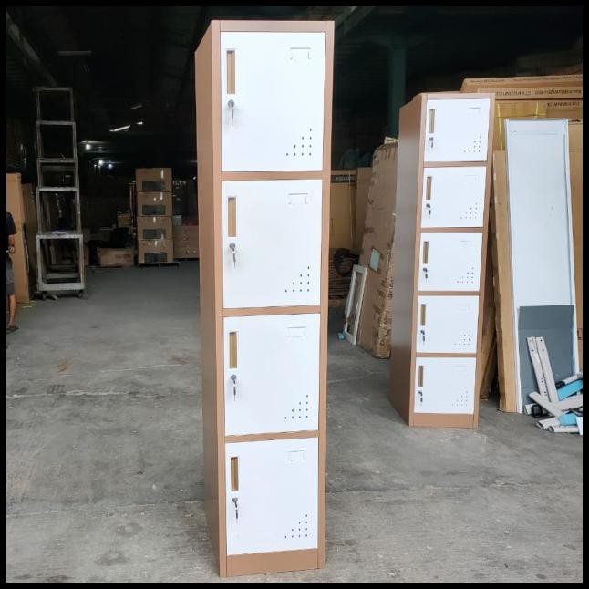 Locker Besi 1 Baris 4 , 5 , 6 Pintu - 4 Pintu