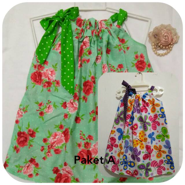 Dress anak bundling isi 2pc