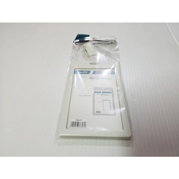 

Berkualitas Bantex 8866-07 White - Id Card Holder 54 X 90 Mm Potrait + Clip Promo