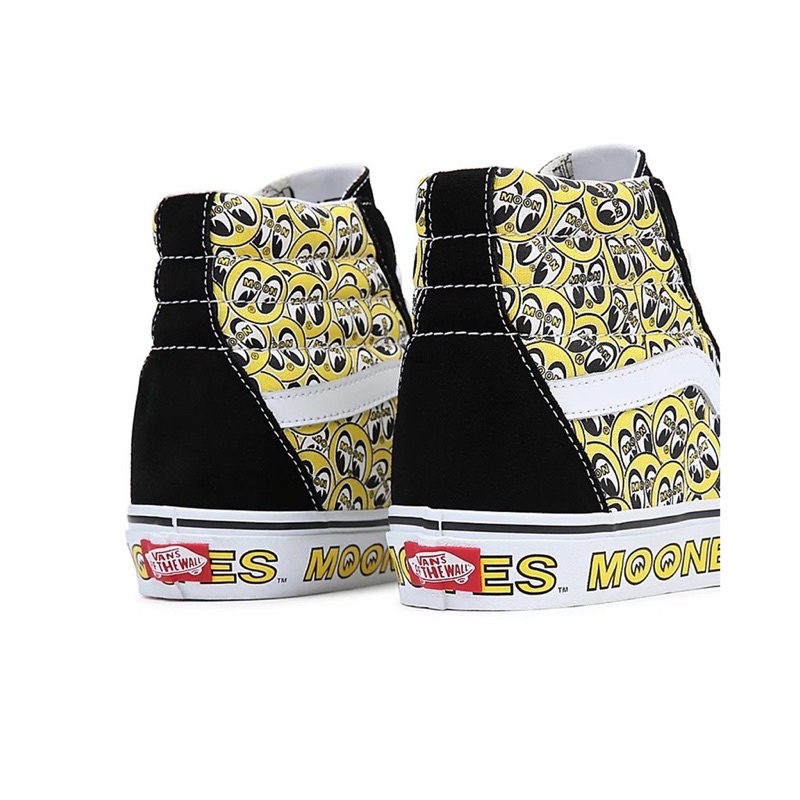 Vans Sk8 Hi X Mooneyes Black Yellow Original