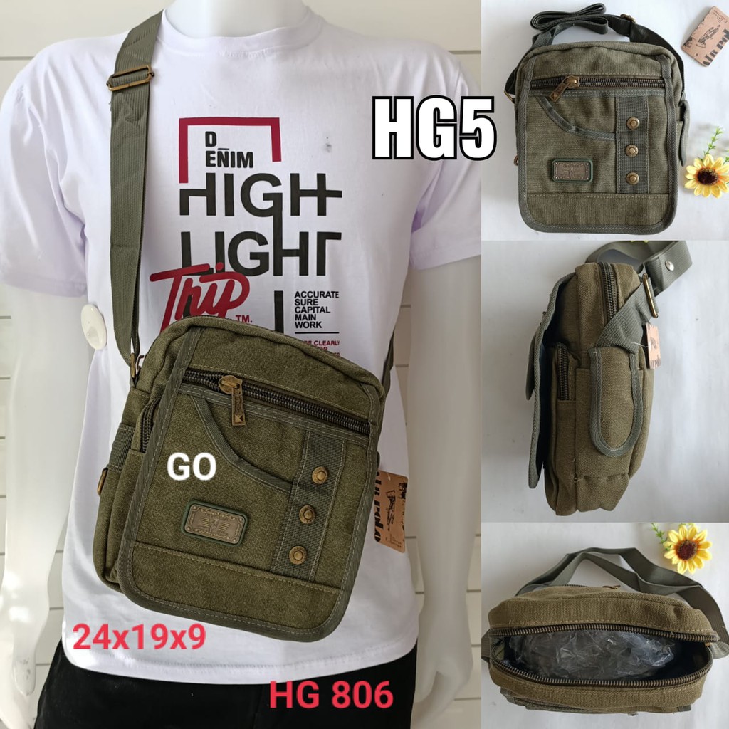 gof HG ARMY AIR POLO Tas Pria Tas Selempang Outdoor Multifungsi Stylish Original Bagus Masa Kini