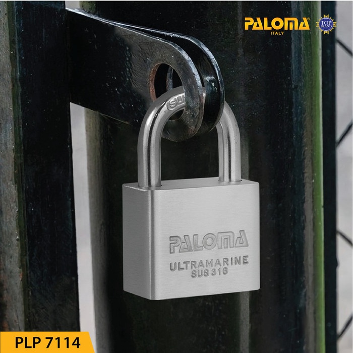 Paloma Gembok Kunci PadLock PLP 7114 Ultramarine 40MM SHORT SSS