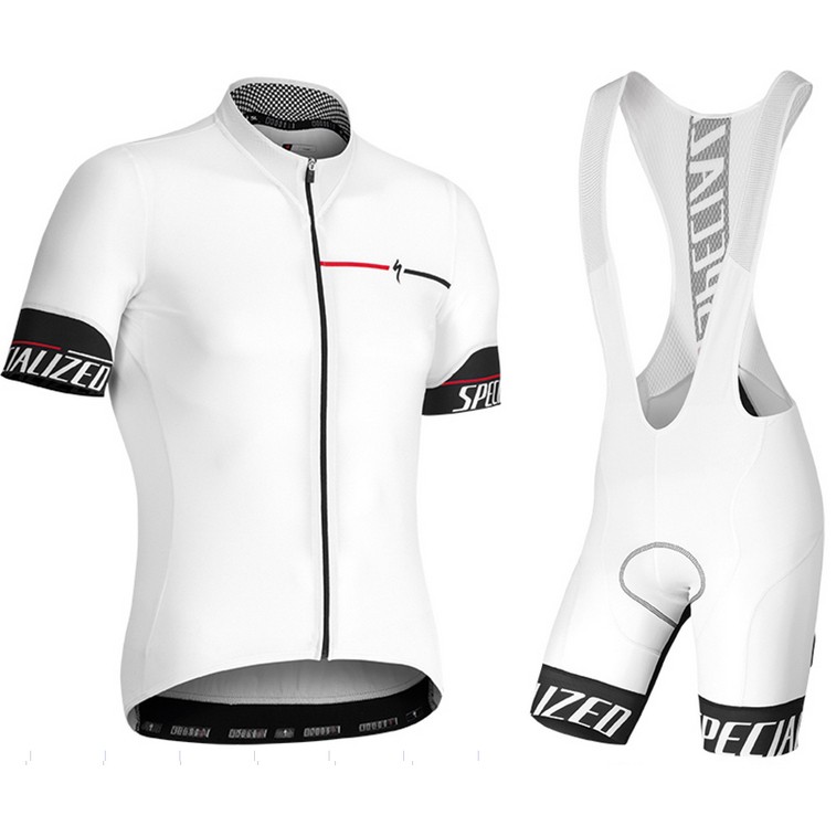 2020 White Color Cycling Jersey Set Men White Cycling