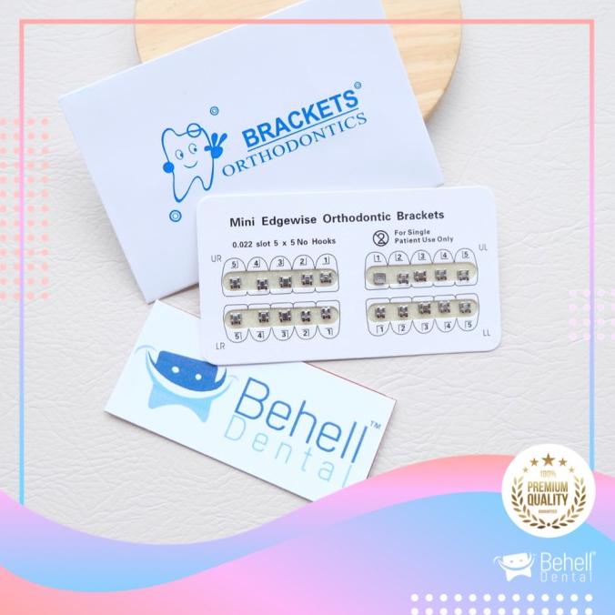 

Bracket Behel Permanen Amplop Orthodontics Isi 10 Amplop