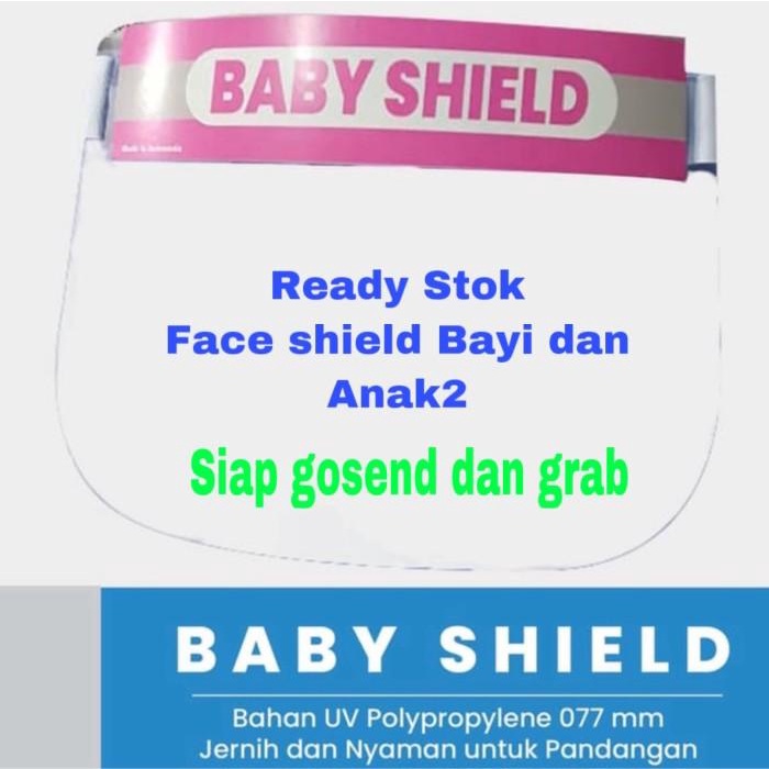 Baby | Faceshield Anak/Faceshield Bayi/Face Shield Anak-Anak