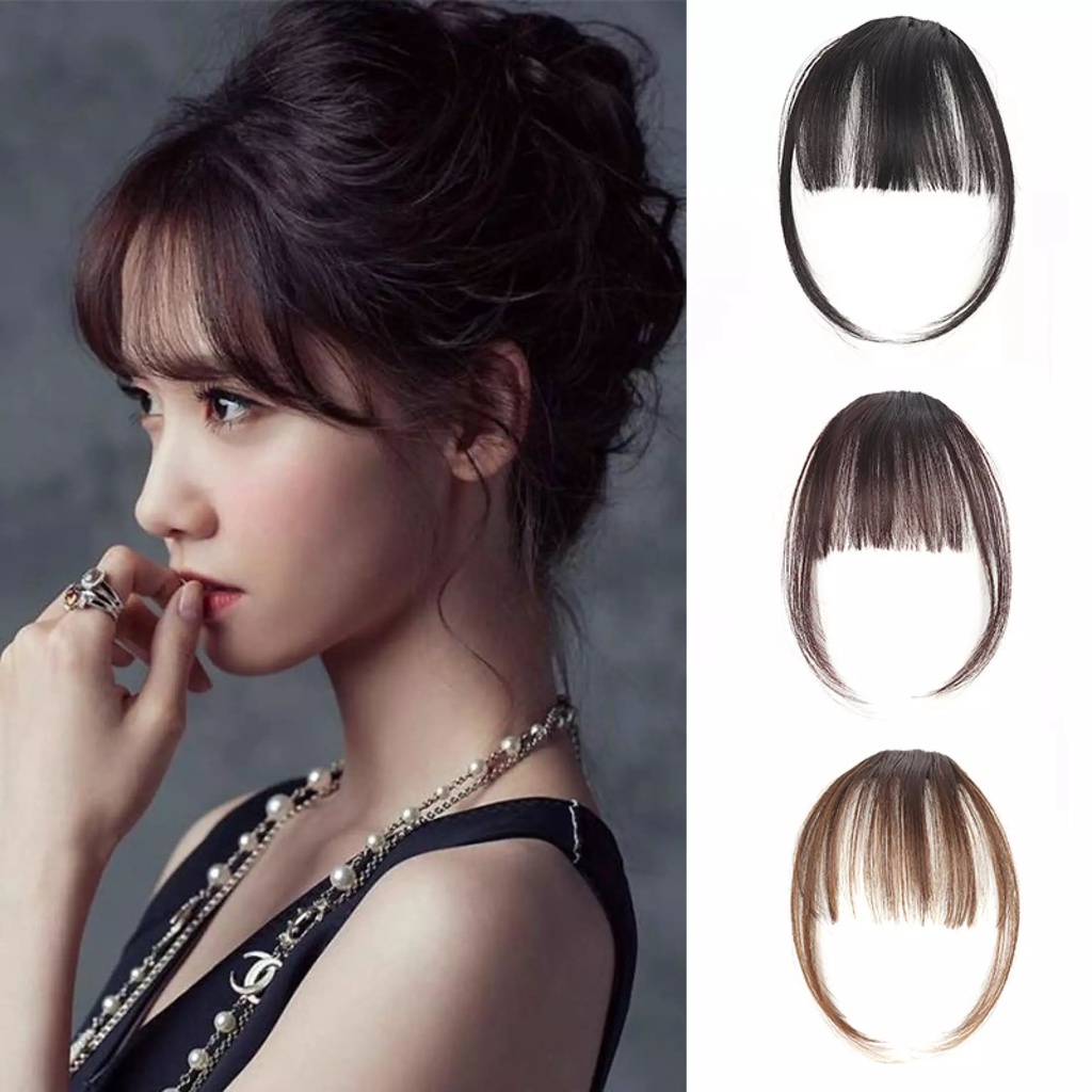 Poni Hair Clip Korea / Poni Palsu Tipis Cantik