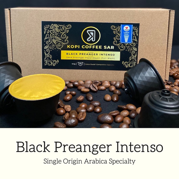 

(BISA COD) Dolce Gusto ® Compatible Capsule - Black Preanger Intenso Kopi Kapsul