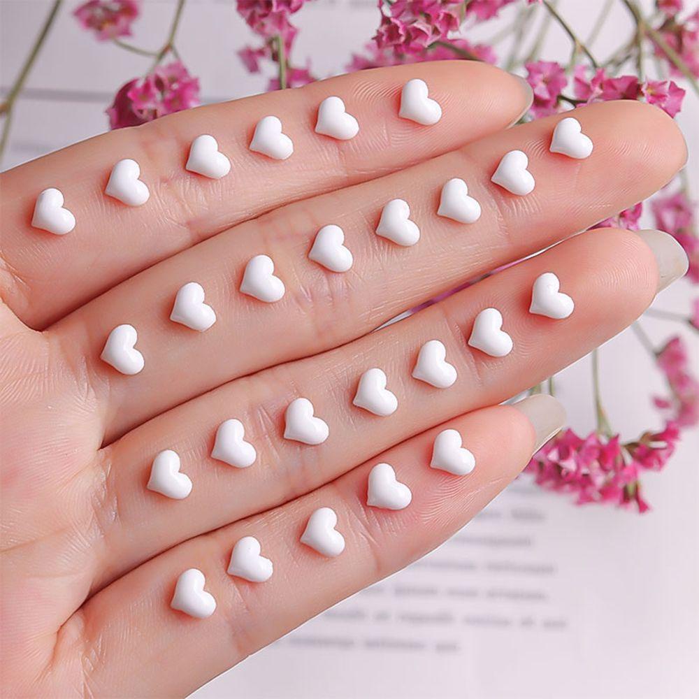 Mxbeauty Love Nail Art Perhiasan Gaya Jepang Love Fashion Bola Baja DIY Hiasan Kuku