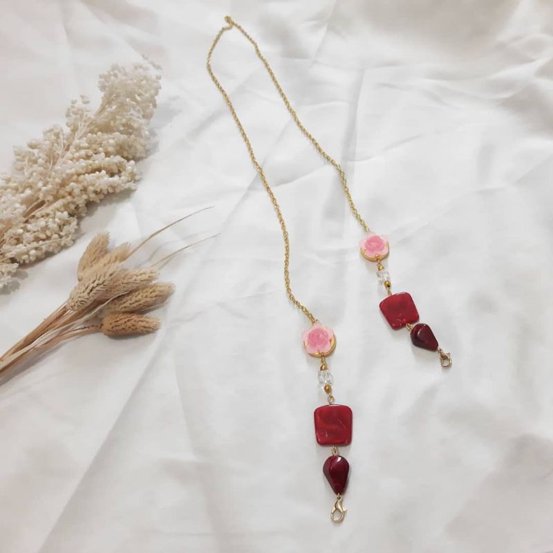 strap masker/tali masker/masker chain/rantai masker/konektor masker hijab/rantai masker hijab