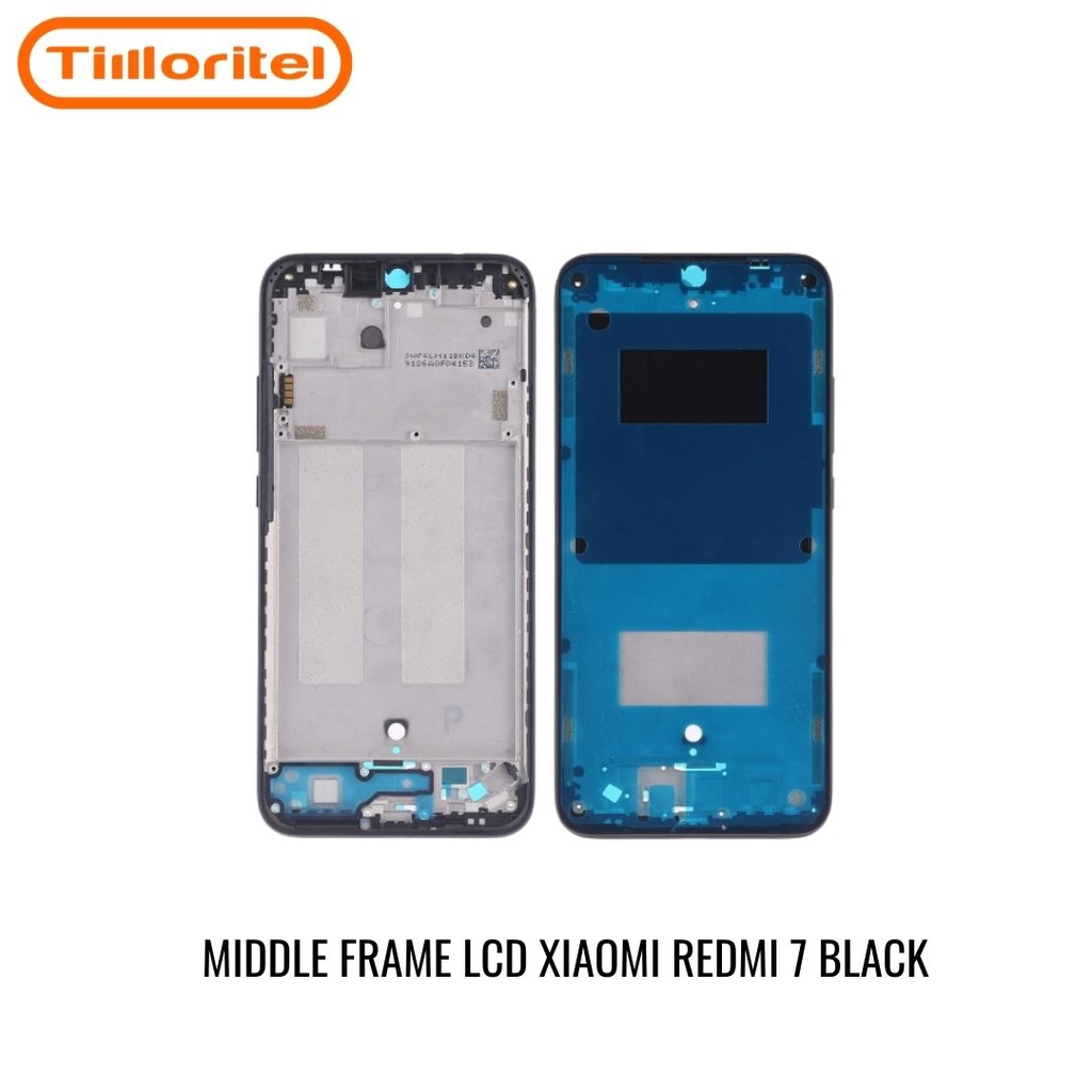 TATAKAN LCD/TULANGAN TENGAH REDMI 7 BLACK