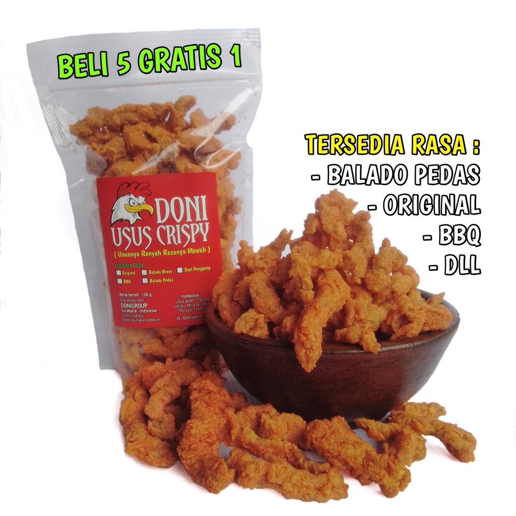 

Snack camilan keripik usus ayam crispy kripik usus ayam krispi