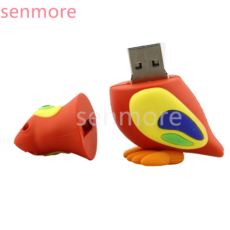 Cuckoo Pendrive 128GB USB 2.0 Kecepatan Tinggi Bahan Silikon 1TB 2TB 1GB 8GB 16GB 32GB 64GB